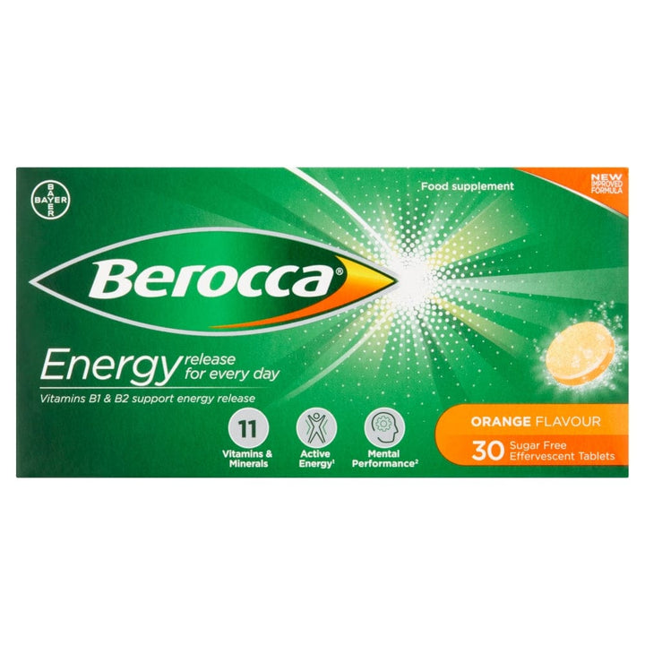 Berocca Energy Effervescent MultiVitamin Orange (30) Multi Vitamins