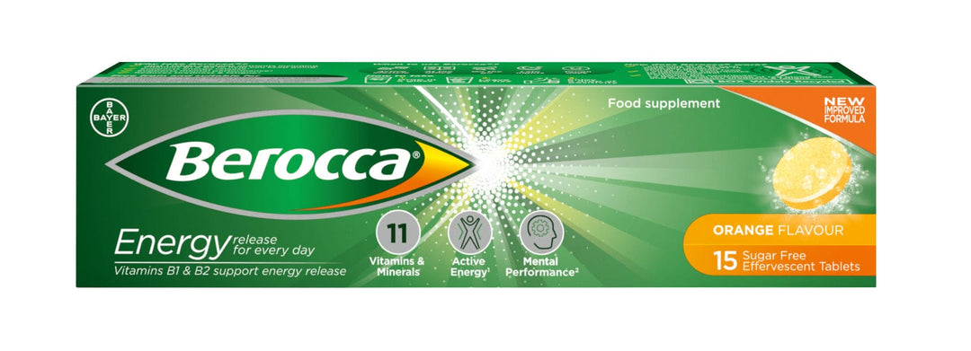 Berocca Energy Effervescent Tablets (15) Multi Vitamins