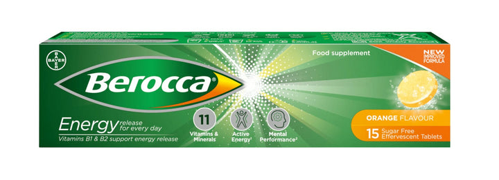 Berocca Energy Effervescent Tablets (15) Multi Vitamins