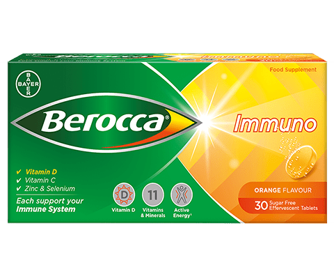 Berocca Immuno Effervescent Tablets 30 Multi Vitamins