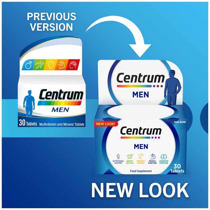 Centrum Men Multivitamin Tablets 30s Multi Vitamins