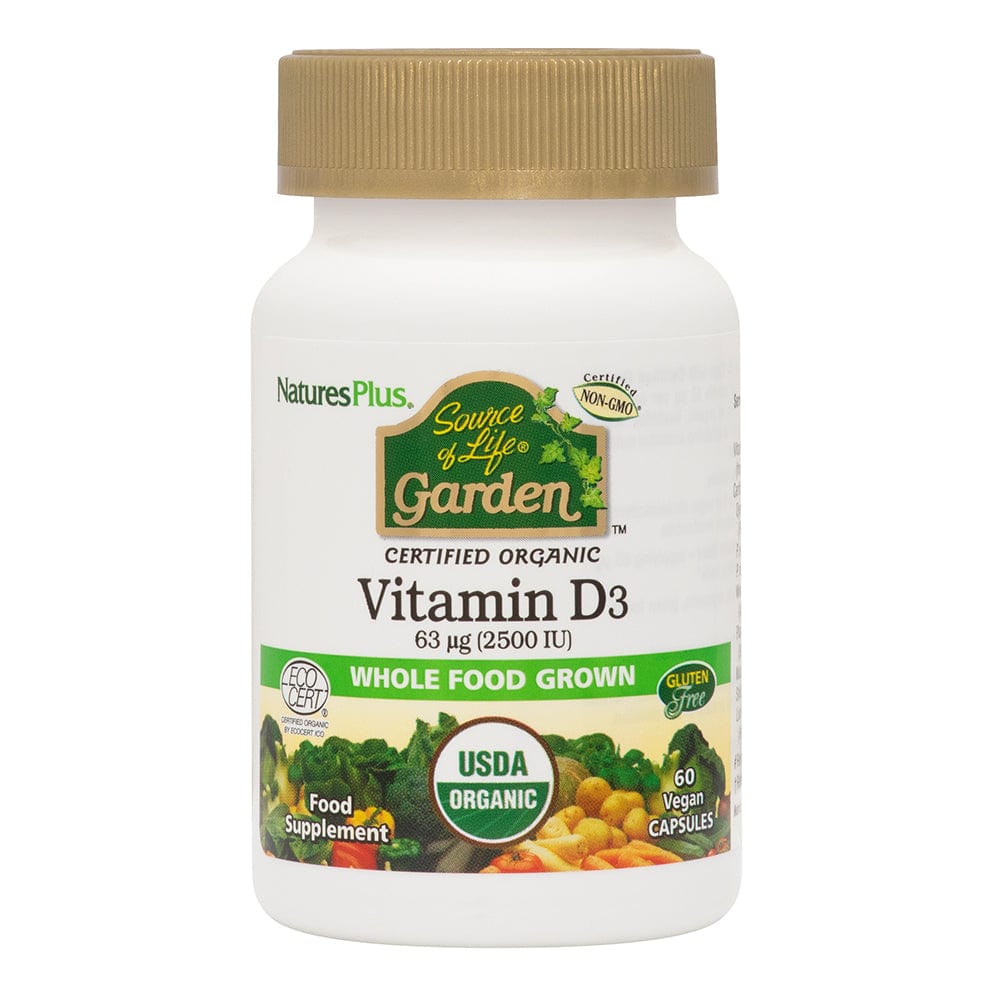 Source of Life Garden Vitamin D3 2500IU (60) BOGOHP Multi Vitamins