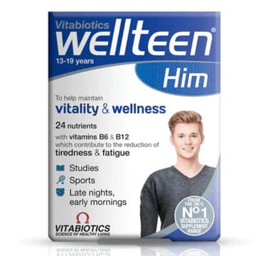 Vitabiotics Wellteen For Him Tablets 30 Multi Vitamins Vitabiotics Wellteen For Him Tablets 30