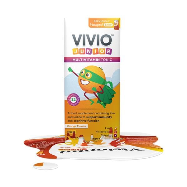 VIVIO Junior Liquid Multivitamin Tonic (250ml) Multi Vitamins Vivio Junior Liquid Multivitamin Tonic (250ml) | Vivioptal Junior