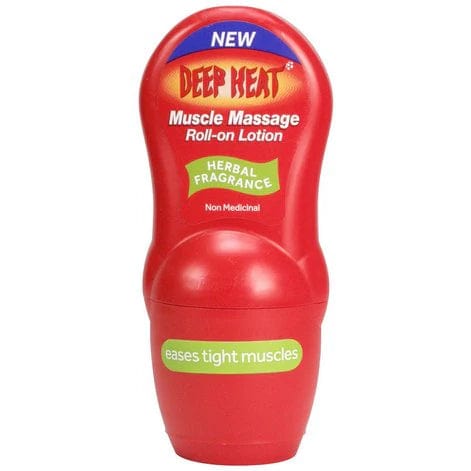 Deep Heat Muscle Massage Roll On (50ml) Pain Relief