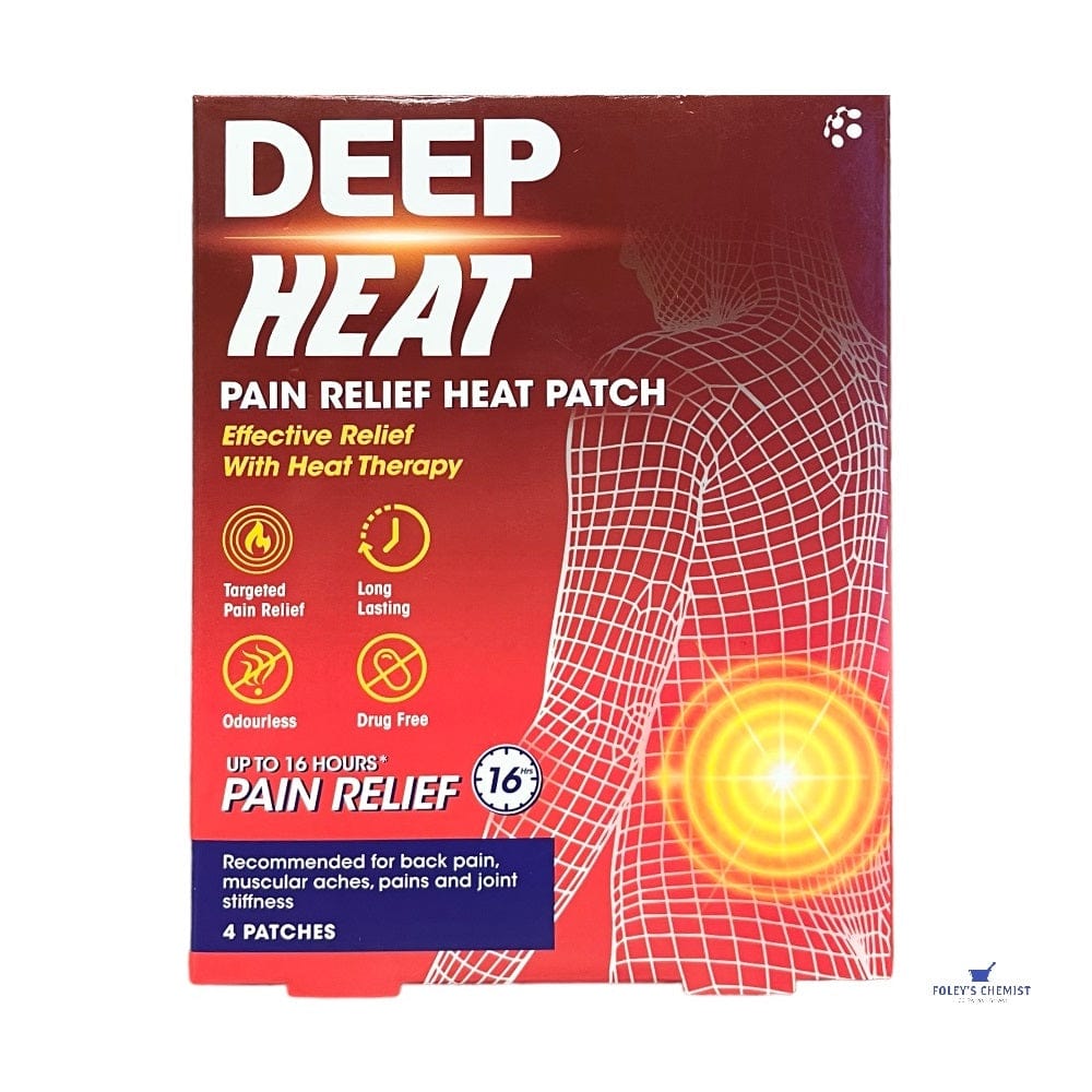 Deep Heat - Pain Relief Patch For Back Pain (4) Pain Relief