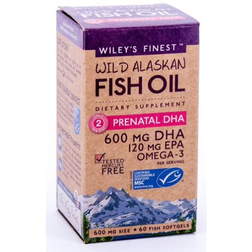 Wiley's Finest Prenatal DHA (60) Pregnancy Supplements