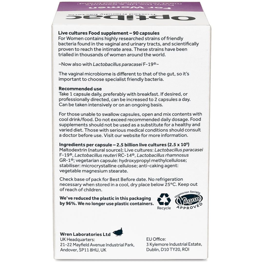 Optibac Probiotics For Women Intimate Flora (30) Probiotics