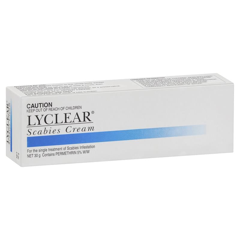 Lyclear 5% Permethrin Dermal Cream (30g) Sensitive Conditions PA1077/066/001