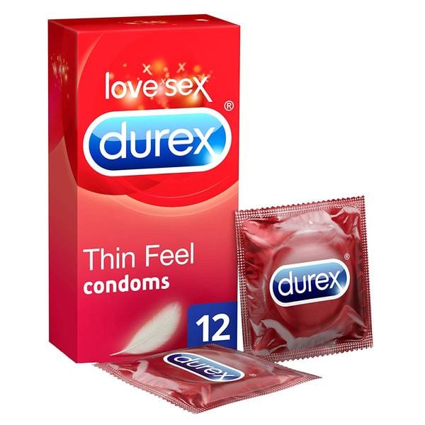 Durex Thin Feel - Close Fit Condoms (12) Sexual Health