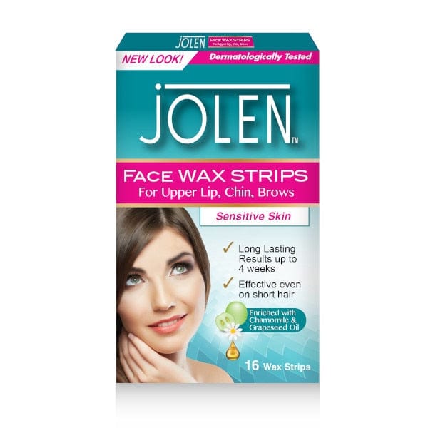 Jolen Face Wax Strips (16) Shaving and Hair Removal