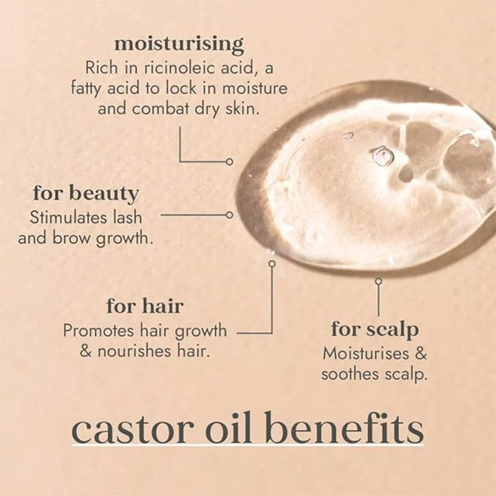 Fushi Organic Castor Oil 250ml Skin Care
