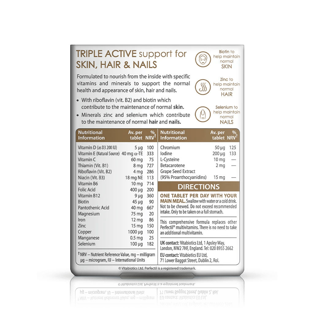 Vitabiotics Perfectil Original (30) Skin Hair and Nails