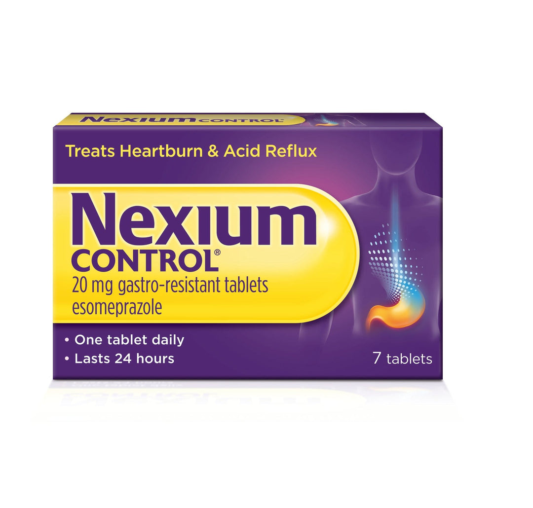 Nexium Control Esomeprazole Tablets (7) Stomach and Bowels EU/1/13/860/001