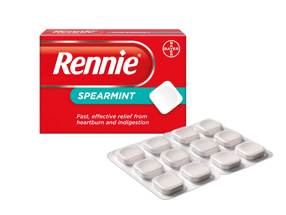 Rennie Spearmint Chewable Tablets (48) Stomach and Bowels PA1410/053/002