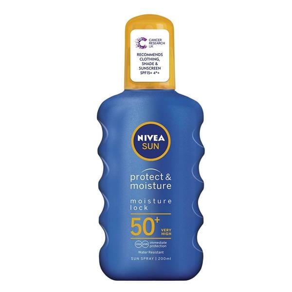 Nivea Sun - Protect and Moisture SPF50+ Spray (200ml) Suncare