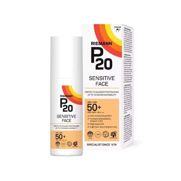 P20 Sensitive Face Protection SPF50+ 50g Suncare P20 Sensitive Face Protection SPF50+ 50g