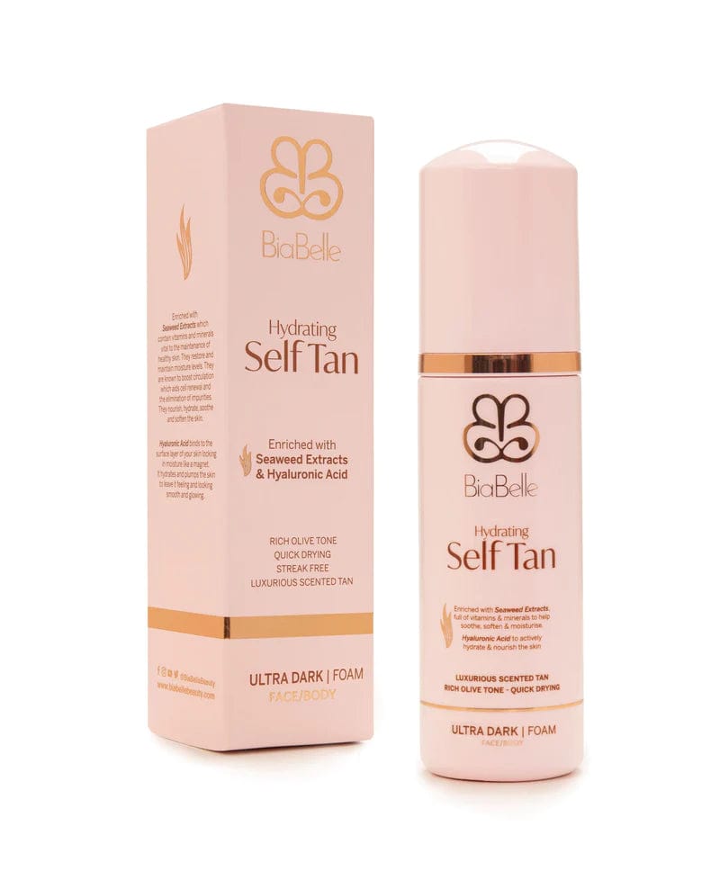 BiaBelle Hydrating Self Tan Ultra Dark Foam 150ml Tanning