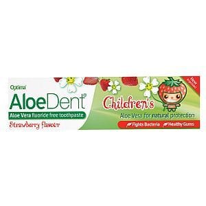 Aloe Dent Childrens Flouride Free Toothpaste (50ml) Toiletries and Accessories