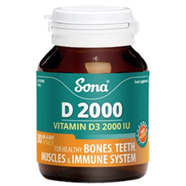 Sona - Vitamin D3 2000IU (30) Vitamin D