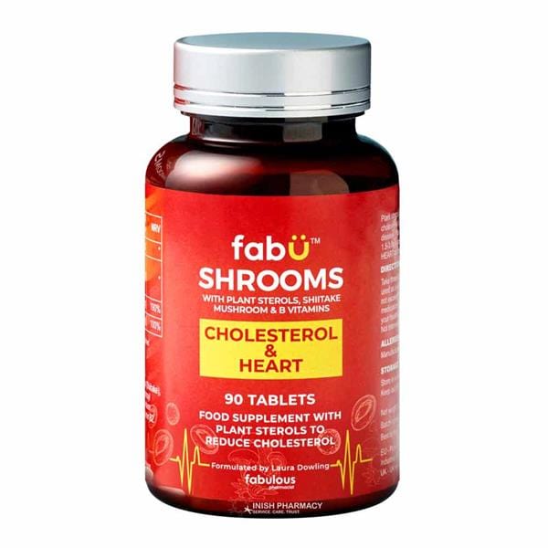 FabU Shrooms Cholesterol & Heart 60 Capsules Vitamins & Supplements FabU Shrooms Cholesterol & Heart 60 Capsules