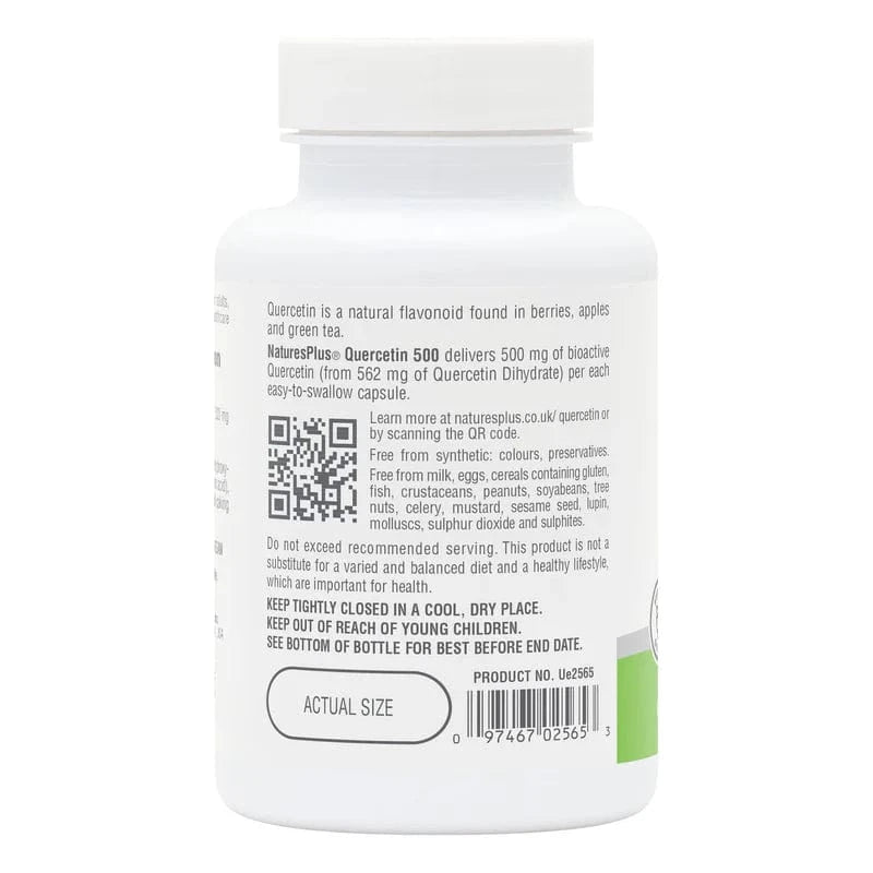 Natures Plus PRO Quercetin 500mg 60 Vitamins & Supplements Natures Plus PRO Quercetin 500mg 60