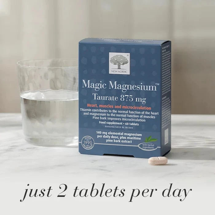 New Nordic Magic Magnesium Taurate 875mg 60s Vitamins & Supplements New Nordic Magic Magnesium Taurate 875mg 60s