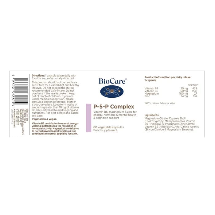 P-5-P Complex BioCare (60) Vitamins & Supplements