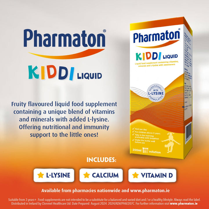 Pharmaton Kiddi Liquid 200ml Vitamins & Supplements