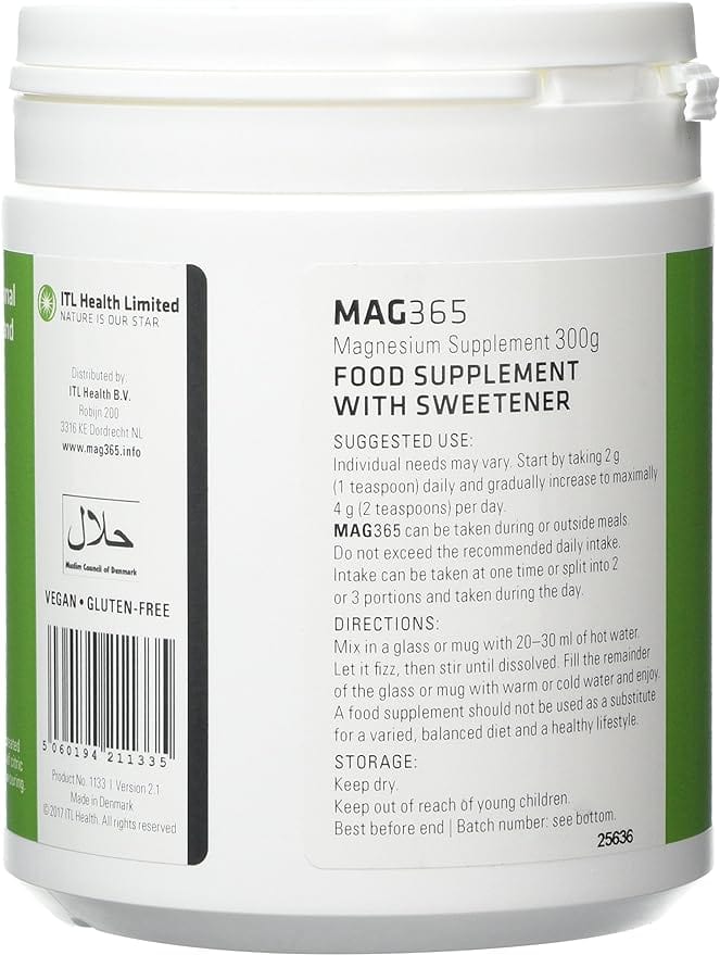 Mag365 Magnesium Unflavoured (300g) | Mag365 Ireland Energy and Wellbeing