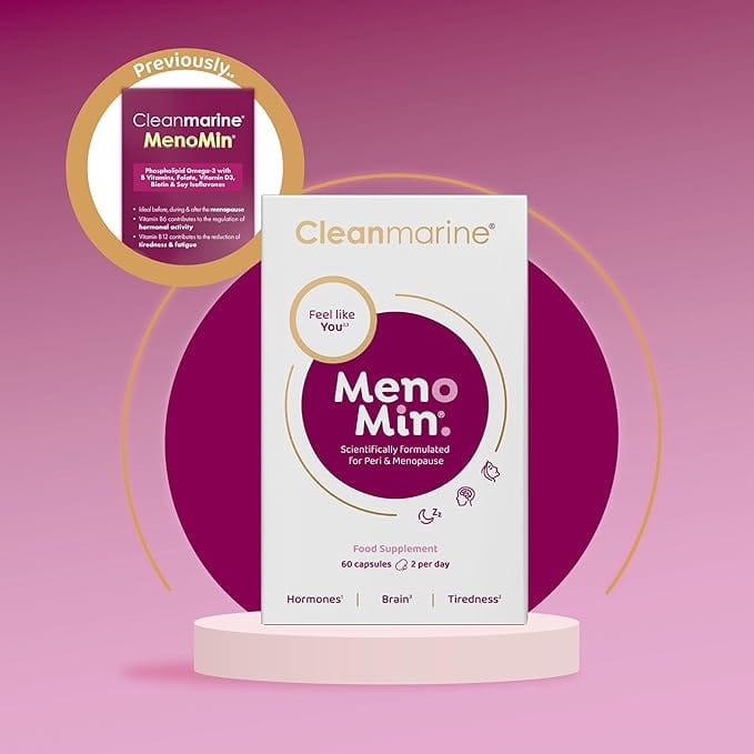 Cleanmarine Menopause MenoMin Caps (60) Womens Health Cleanmarine Menopause MenoMin Caps (60) | Special Offer