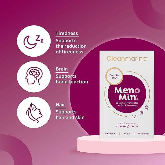 Cleanmarine Menopause MenoMin Caps (60) Womens Health Cleanmarine Menopause MenoMin Caps (60) | Special Offer