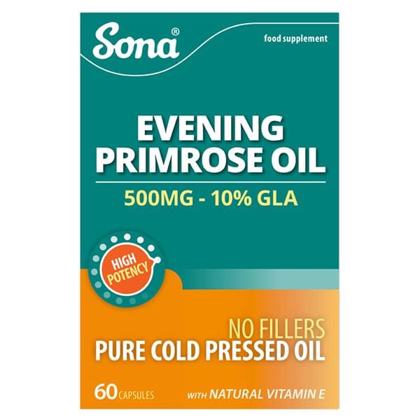 Sona Evening Primrose Oil 500mg (60) Womens Health