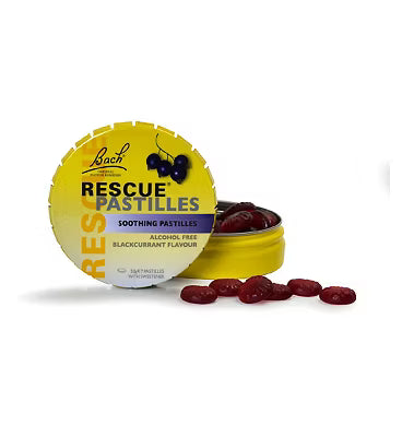 Bach Rescue Remedy Blackcurrant Pastilles 50g