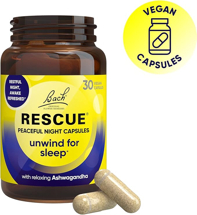 Bach RESCUE Peaceful Night Unwind For Sleep (30) Aid Sleep