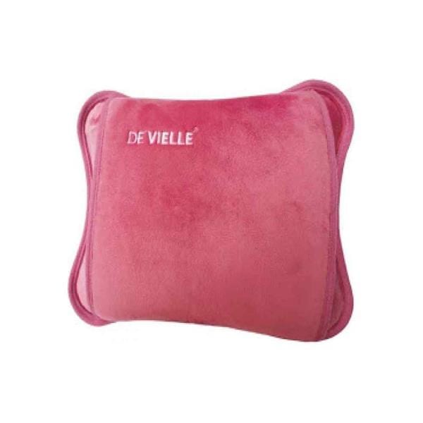 De Vielle Rechargeable Electric Hot Water Bottle Pink Aid Sleep