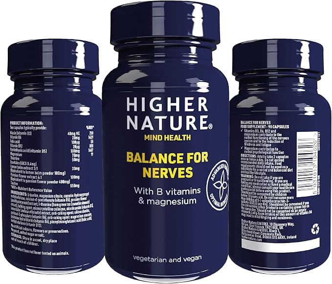 Higher Nature Balance For Nerves 90 Aid Sleep