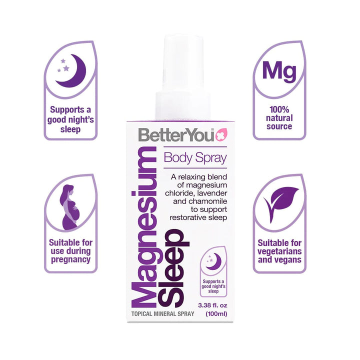 Magnesium Sleep Body Spray, Better You (100ml) Aid Sleep