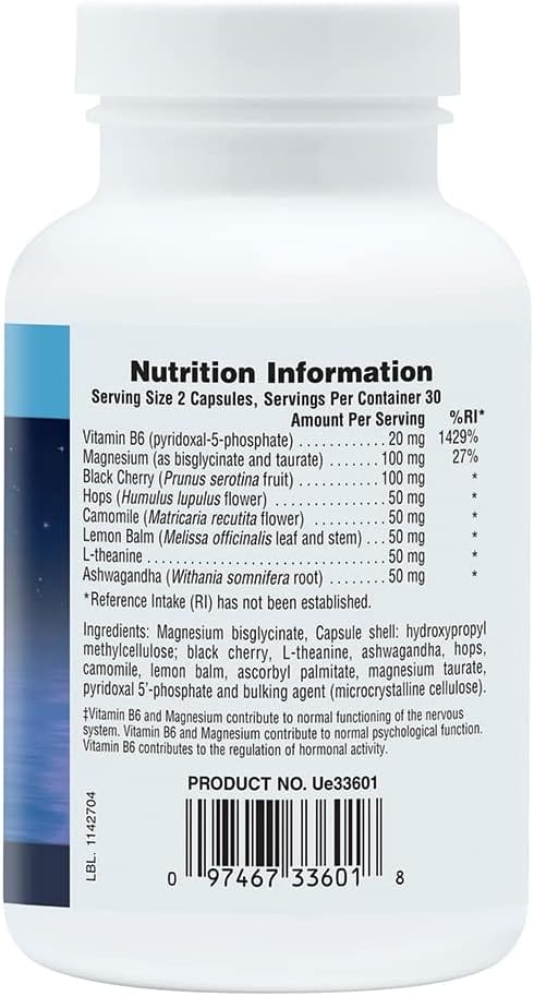 Natures Plus Magnesium NightTime 60 Aid Sleep