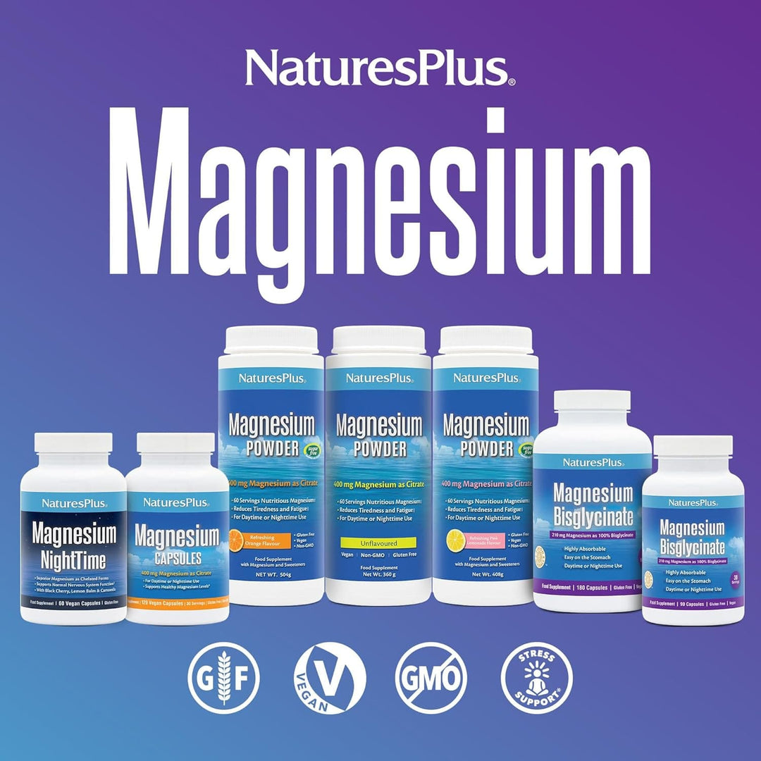 Natures Plus Magnesium NightTime 60 Capsules Aid Sleep Natures Plus Magnesium NightTime 60 Capsules | Sleep &amp; Relaxation Support Ireland