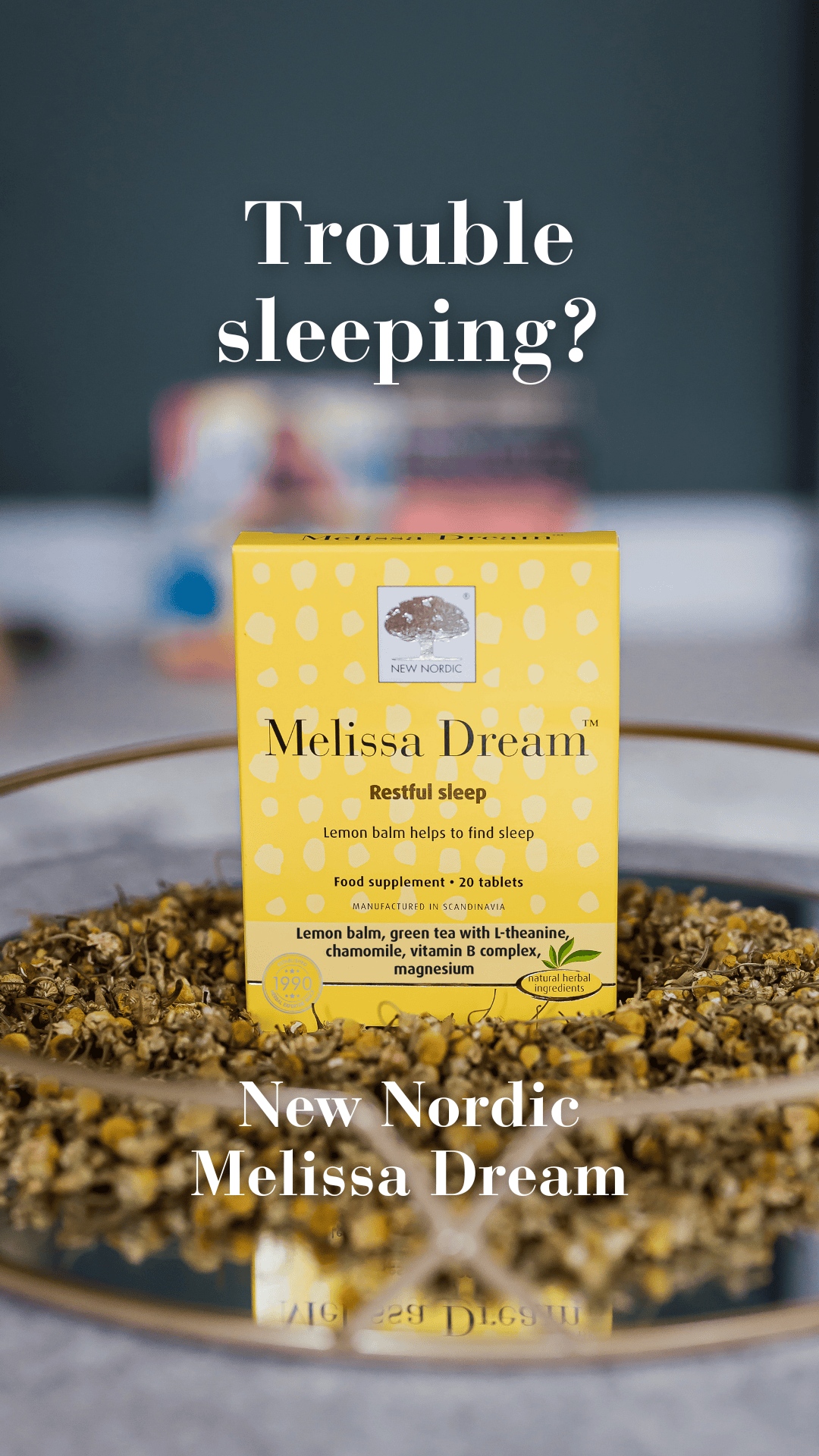 New Nordic Melissa Dream Restful Sleep (20) Aid Sleep New Nordic Melissa Dream Restful Sleep (20)
