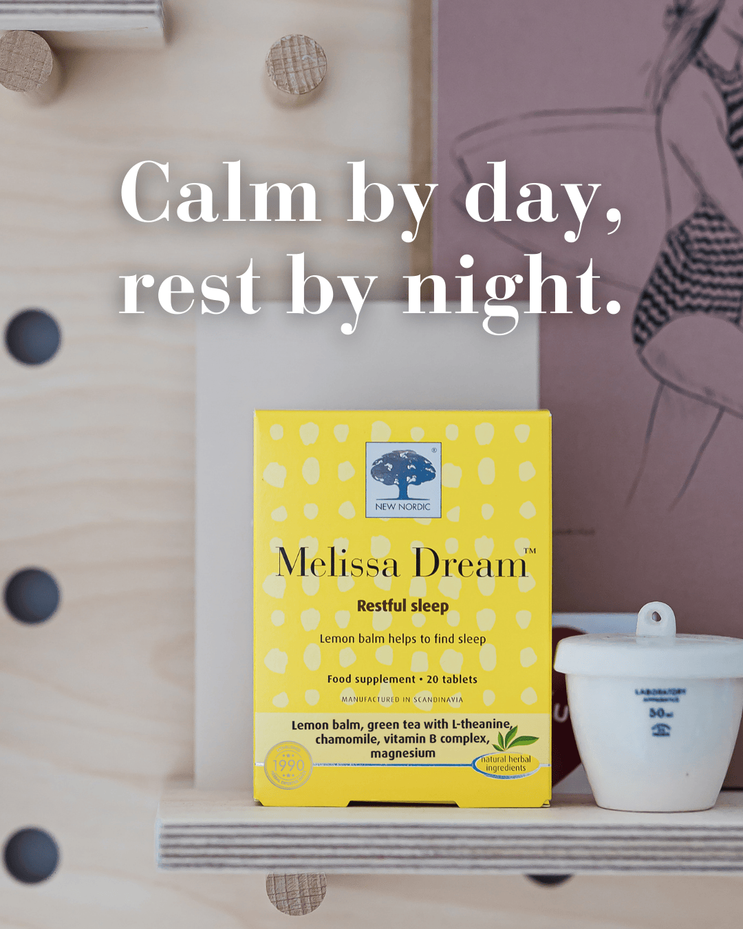 New Nordic Melissa Dream Restful Sleep (40) Aid Sleep New Nordic Melissa Dream Restful Sleep (40)