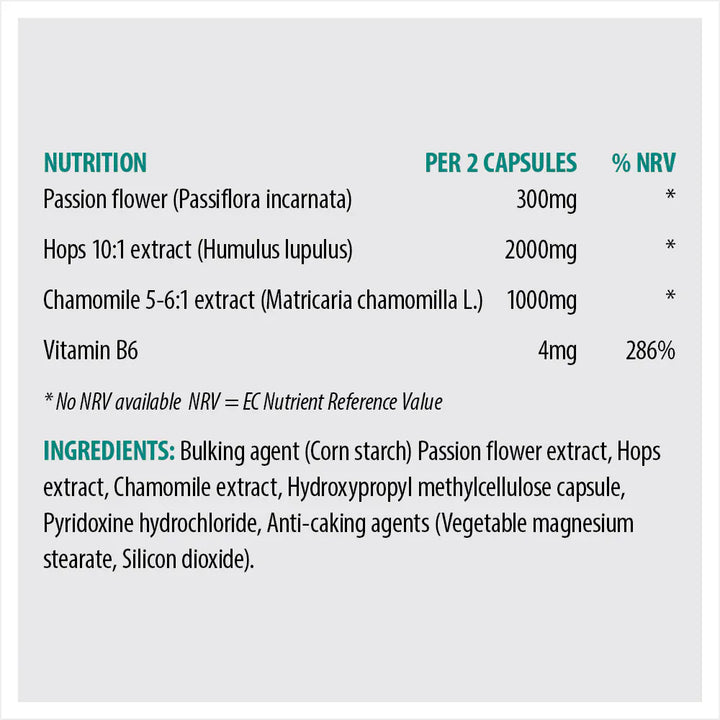 Sona Relax Capsules 60 Aid Sleep Sona Relax Capsules 60 | Herbal &amp; Vitamin B6 Supplement