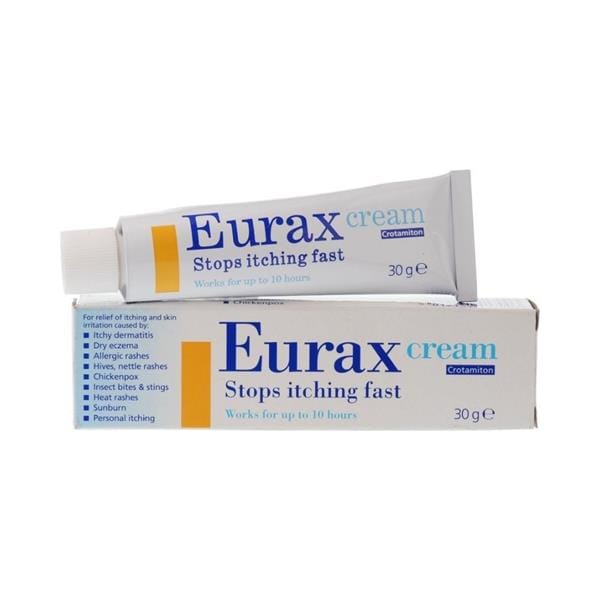 Eurax Cream ~ Stops Itching Fast (30g) Allergy and Hayfever Eurax Cream ~ Stops Itching Fast (30g)