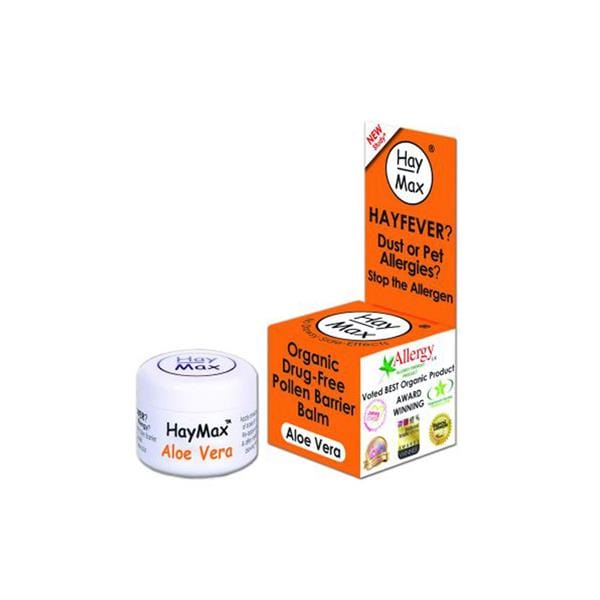 HayMax Aloe Vera Organic Barrier Balm 5ml offer HayMax Aloe Vera Organic Barrier Balm 5ml Allergy and Hayfever HayMax Aloe Vera Organic Barrier Balm 5ml offer HayMax Aloe Vera Organic Barrier Balm 5ml