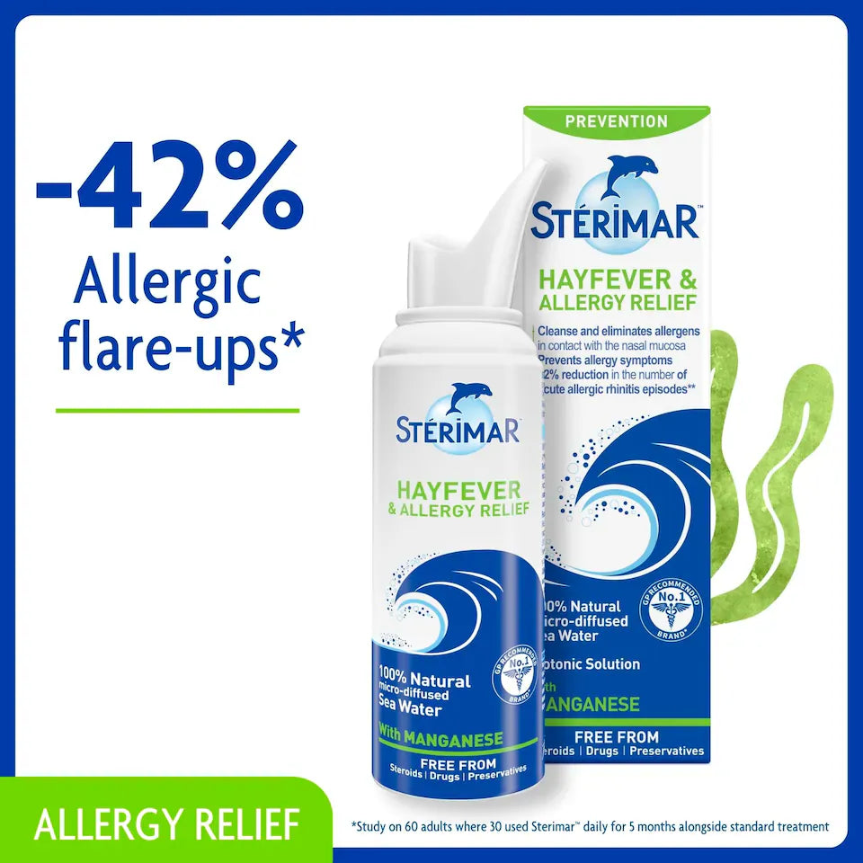 Sterimar Isotonic Nasal Spray – Hayfever and Allergy Relief 50ml Allergy and Hayfever Sterimar Isotonic Nasal Spray – Hayfever and Allergy Relief 50ml