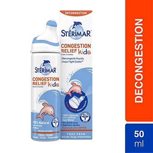 Sterimar Kids Congestion Relief Spray 50ml Allergy and Hayfever