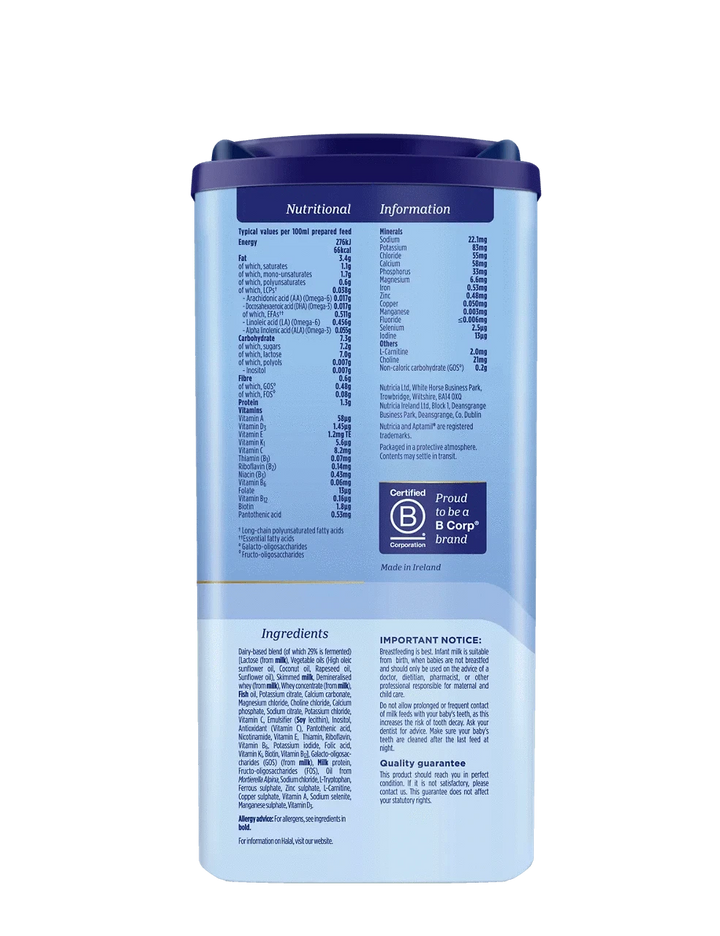 Aptamil 1 First Baby Milk Formula Powder from Birth 800g Baby Feeding Aptamil 1 First Baby Milk Formula Powder from Birth 800g