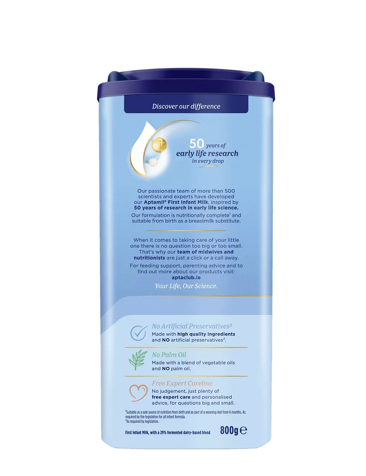 Aptamil 1 First Baby Milk Formula Powder from Birth 800g Baby Feeding Aptamil 1 First Baby Milk Formula Powder from Birth 800g