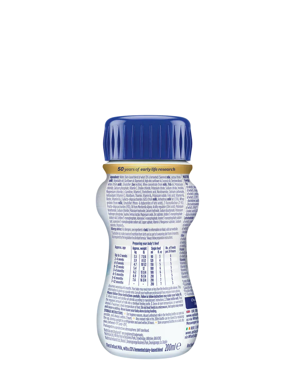 Aptamil Advanced First Baby Milk (200ml x 12) Baby Feeding Aptamil Advanced First Baby Milk (200ml x 12)